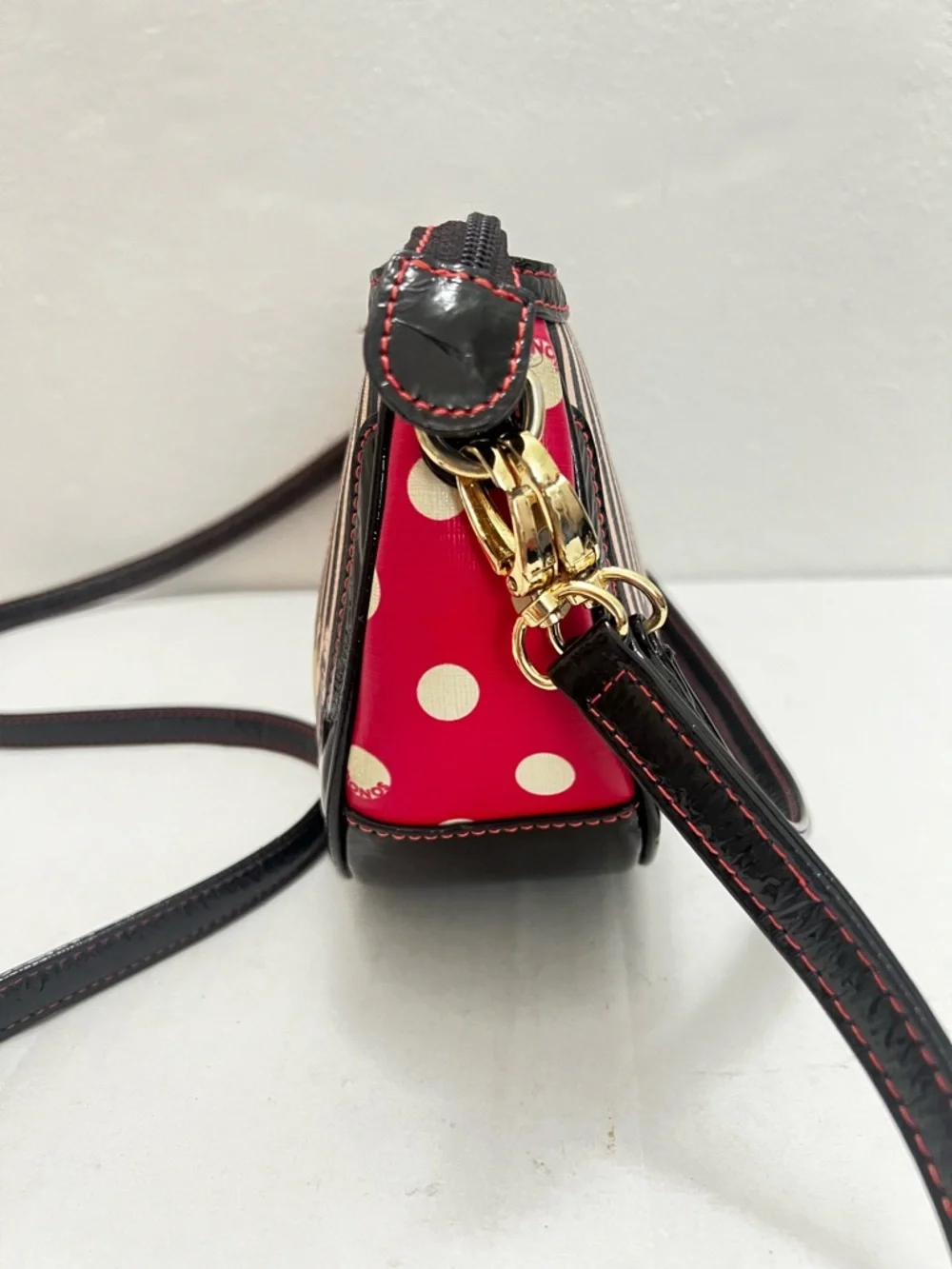 Sonovi London Illustrated Fashion‎ Scene Shoulder Bag Striped Y2K Novelty Purse